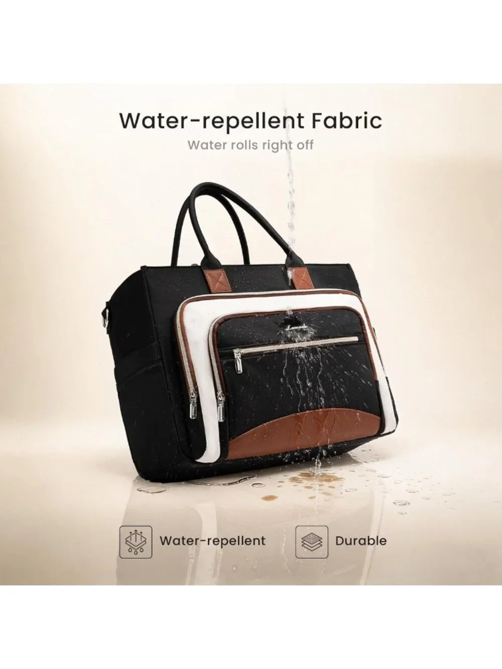 Stylish Work Tote Bag for Women | Laptop & File Organizer | Perfect Teacher Bag